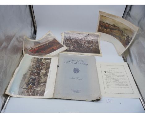 A Stevenson, Clark &amp; Co., Types of The British Army Scots Guards Portfolio of Prints and Four Chevron History series prin