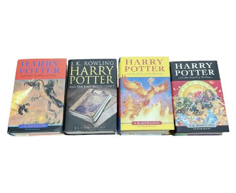 ROWLING (J.K.), HARRY POTTER AND THE ORDER OF THE PHOENIX, HARRY POTTER AND THE GOBLET OF FIRE, HARRY POTTER AND THE DEATHLY 