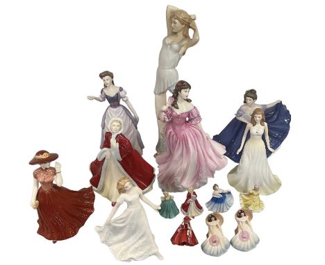ROYAL DOULTON; a group of seven ceramic figures including 'Pride of Scotland', 'Rachel', 'Friendship', 'June Pearl', 'Lauren'