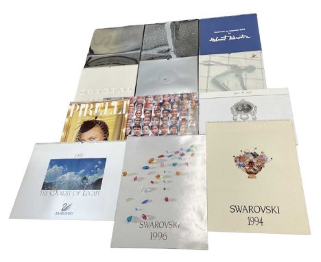 SWAROVSKI; a group of eleven promotional calendars from 1994-2004, and a further Pirelli calendar (12).