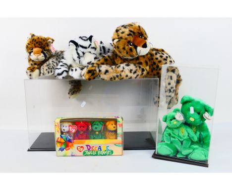 Ty Beanies - A boxed set of Ty Beanie 'Decade Jingle Beanies' - appear Mint in Fair Plus box, with a small group of Ty Beanie