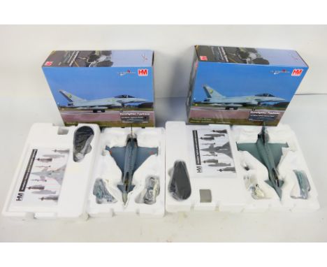 Hobby Master - Two boxed diecast 1:72 scale Eurofighter Typhoons from Hooby Master. Lot includes HA6603 Eurofighter Typhoon 1