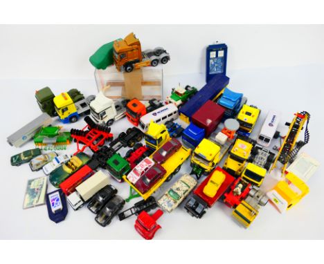 Solido - Corgi - Siku - Maisto - Joal - Matchbox. A quantity of diecast vehicles appearing in Playworn condition, decals, mag