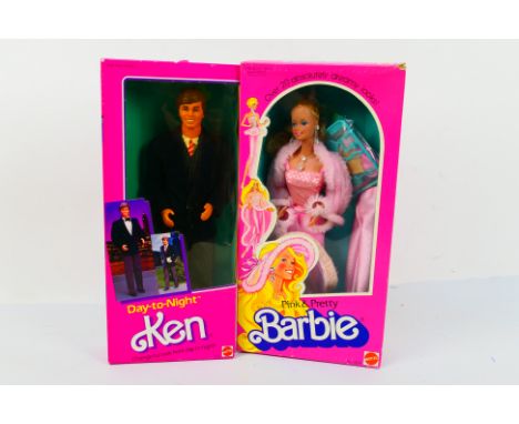 Mattel - Barbie - Two vintage Barbie dolls from Mattel. Lot includes Barbie 3554 'Pretty & Pink' Barbie, with 9019 'Day-to-Ni