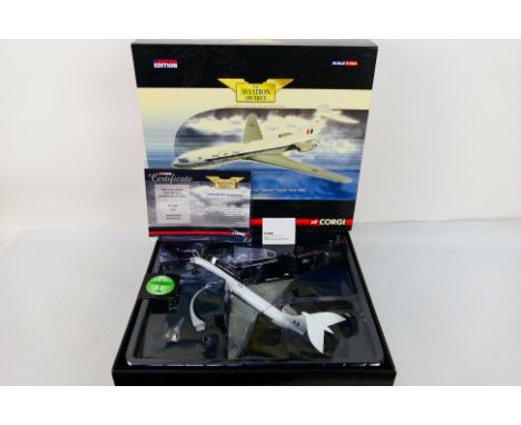 Corgi Aviation Archive - A boxed Limited Edition 1:144 scale Corgi Aviation Archive AA37001 Vickers VC-10 C.1 10 Sqn, RAF Bri