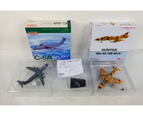 Arwico Models - Dragon Wings - Two boxed diecast military aircraft models. Lot consists of Arwico Models 1:72 Limited Edition