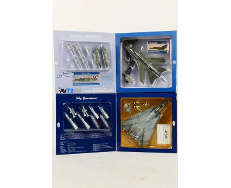 Witty Wings - Sky Guardians - AV72 - Two boxed diecast 1:72 scale military aircraft. Lot consists of a Witty Wings / Sky Guar