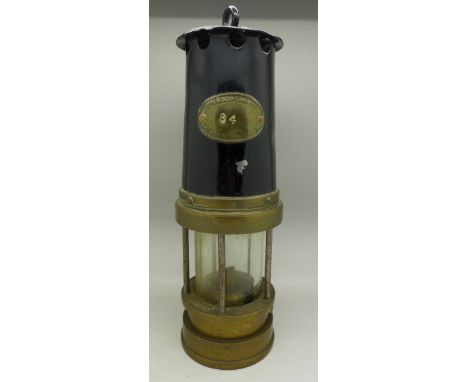 A miner's safety lamp, Patterson Lamps