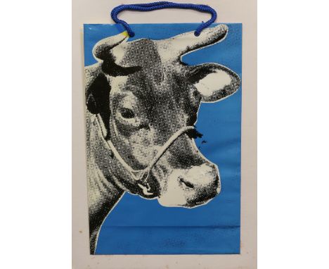 Art, The Pop Art Movement - an Andy Warhol paper bag, from the Andy Warhol: A Retrospective exhibition, The Museum of Modern 