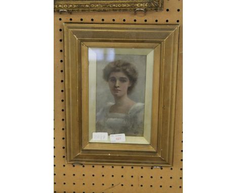 19th Century oil portrait- woman 