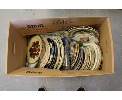 Box of misc. plates
