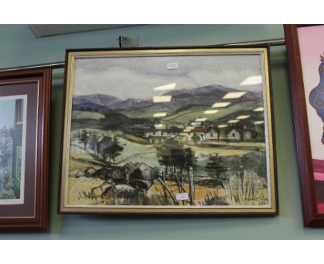 Fred M. Atkinson (d. 2014) - acrylic - Fell scene
