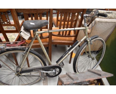 A vintage Sovereign bicycle