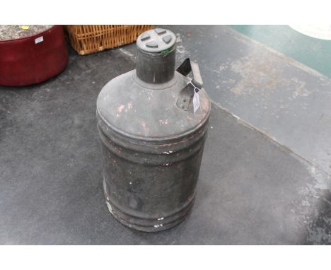 Vintage metal vessel