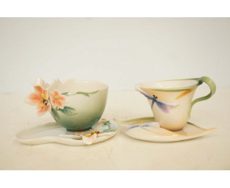 Franz FZ00038 &amp; FZ00028 Cups &amp; saucers 