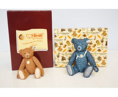 Steiff century of Steiff boxed bear &amp; The Steiff collection by Enesco boxed bear 