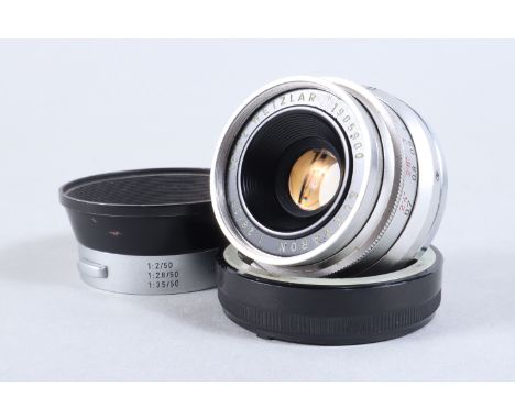 A Leitz Wetzlar 35mm f/2.8 Summaron Lens, serial no 1905900, 1962, barrel G-VG, light wear to mount, elements G, light dust, 