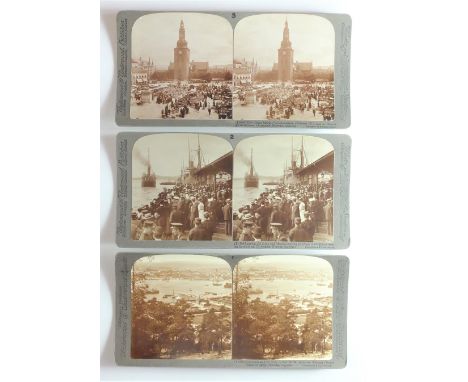 Underwood &amp; Underwood Norway Through The Stereoscope Stereoscopic Card Set,  in book-form case (100), with Norway Through