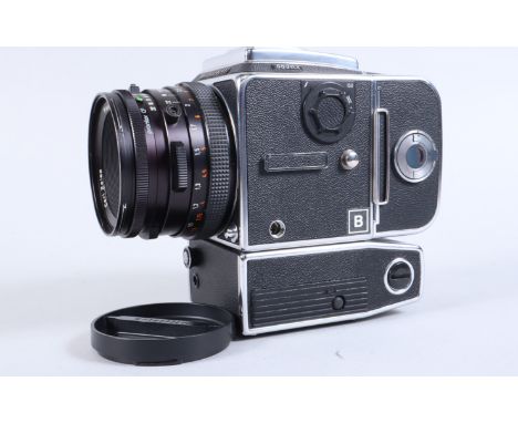 A Hasselblad 553 ELX Camera, serial no RU 1332689, battery tested, motor smooth, shutter working, body G, some wear to tripod