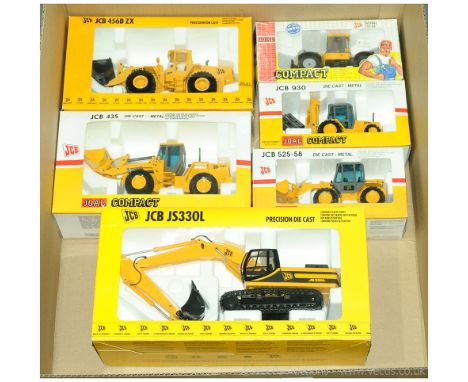 Joal a boxed Construction group to include 195 JCB Fastrac 155-65 Tractor, JCB JS330L Tracked Excavator, JCB 435 Loader plus 