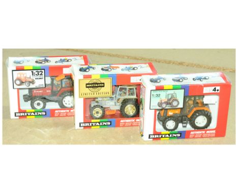 Britains a boxed Tractor group to include 5892 Centenary 1893-1993 Limited Edition Tractor, 9515 Valmet 805 Tractor &amp; 949