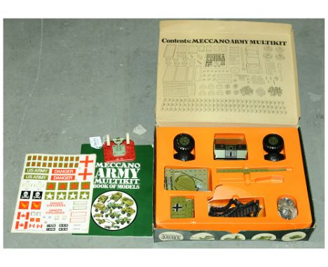 Meccano Army Multikit &amp; Mamod Polishing Machine, Meccano kit is in used condition &amp; may have parts missing (contents 