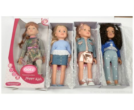 Gotz Happy Kidz Clara vinyl doll, missing tags, Good Plus to Excellent, within Good opened packaging, 19"/48cm. Chad Valley D
