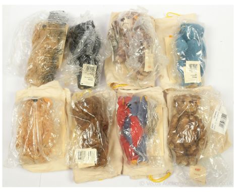 Steiff Danbury Mint The Centenary Collection 2002 complete set of eight x teddy bears, including: (1) Monaco, light brown moh