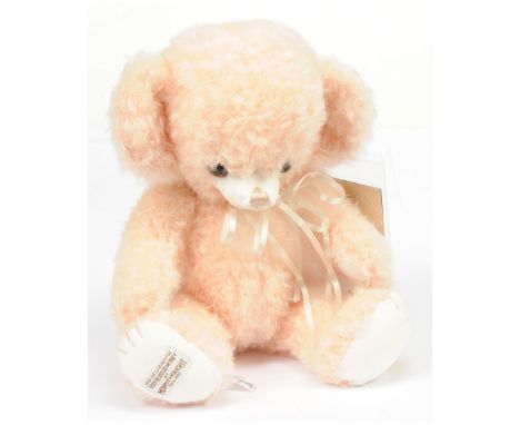 Merrythought Cheeky Witney Rose (T12RPROM), made exclusively for Teddy Bears of Witney, pastel pink mohair teddy bear, LE 191