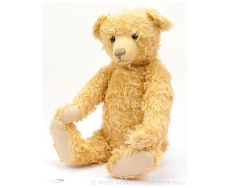 Steiff Baerle PAB 1904 Replica teddy bear, golden mohair, 2004, white tag 404153, limited to year of production, Excellent to