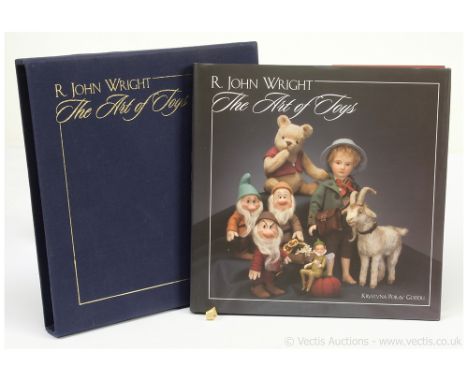 R John Wright: The Art of Toys by Krystyna Goddu, published by Reverie Pub Co, 2004, Deluxe First Edition, hardcover, signed 