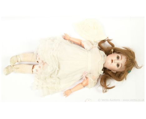 Simon &amp; Halbig / Kammer &amp; Reinhardt bisque child doll, German, c1910, impressed SIMON &amp; HALBIG K * R 66, weighted
