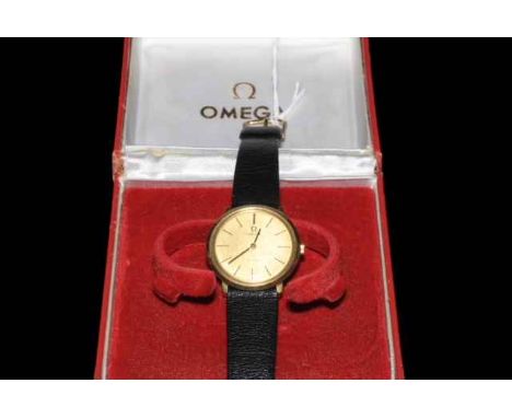 Vintage Omega De Ville wristwatch.