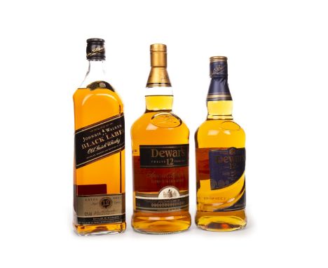 DEWAR'S AGED 12 YEARS - ONE LITRE Blended Scotch Whisky One litre, 43% volume, in carton. DEWAR'S DOUBLE AGED 12 YEARS OLD Bl