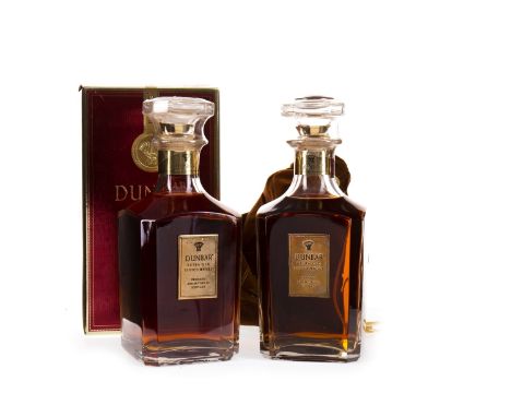 DUNBAR EXTRA OLD (2) Blended Scotch Whisky 70cl, 43% volume, both in cloth bags, one also in carton. Two bottles.
