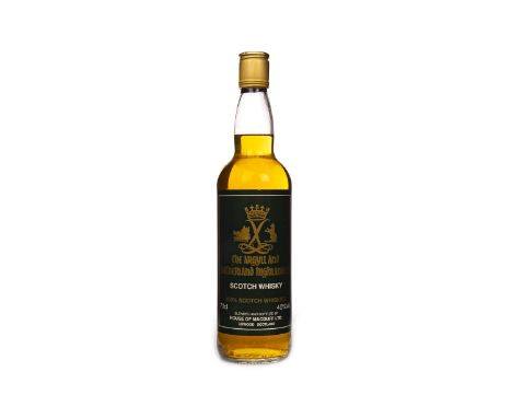 ARGYLL AND SUTHERLAND HIGHLANDERS BLEND Blended Scotch Whisky 70cl, 40% volume.