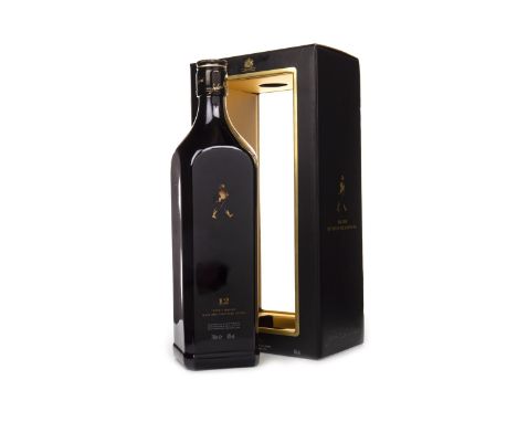 JOHNNIE WALKER BLACK LABEL ANNIVERSARY EDITION AGED 12 YEARS Blended Scotch Whisky 700ml, 40% volume, in card casing.