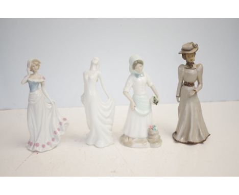 Collection of 4 ceramic figures 