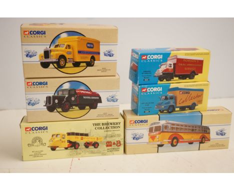 Collection of 6 boxed corgi vehicles 