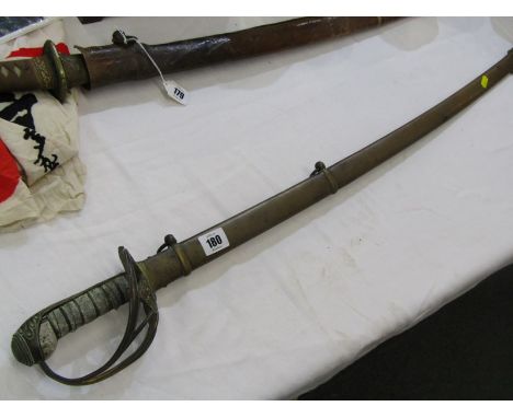 A 1822P EAST INDIA COMPANY OFFICERS'S SWORD, A British 1822 Pattern East India Company (EIC) Officer's Sword, with Lion Carto