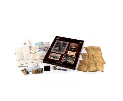 An interesting collection of items relating to General Sir John Hart Dunne KCB, contained in an early Victorian rosewood and 