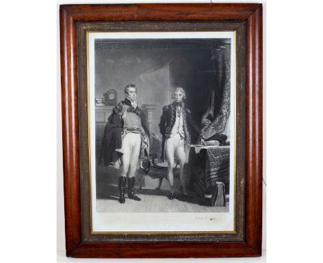 W Reynolds after J P Knight/The Army & Navy/engraving, 62cm x 47cm/Provenance: Little Sodbury Manor, Property from the Estate