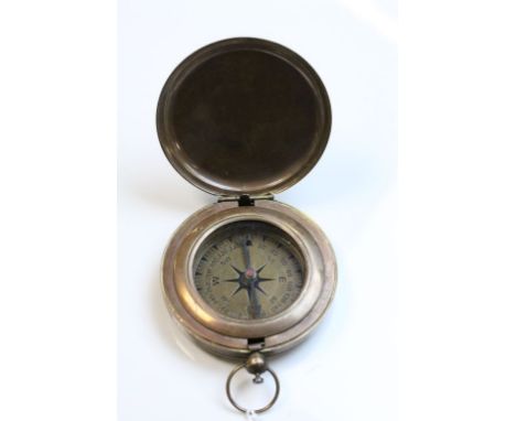 Brass vintage style compass marked Stanley, London 1917