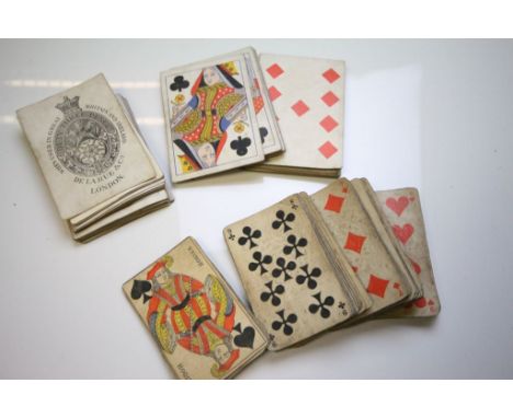 Collection of early playing cards