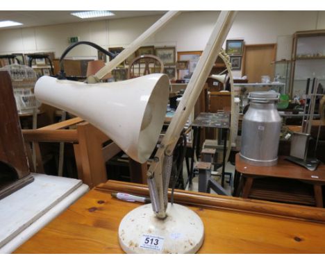 A vintage anglepoise lamp