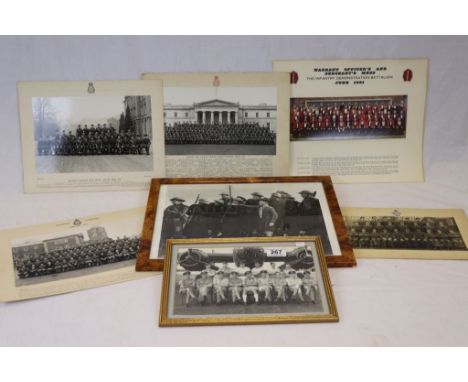 Collection of seven British Army & Royal Air Force group photo's