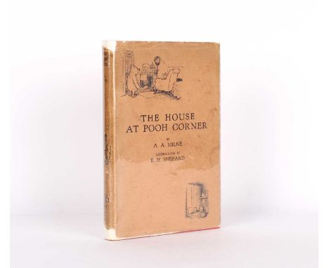 Milne (A. A.) & Shepard (E. H., Ill.) "The House at Pooh Corner" First edition with original pictorial dust-jacket, pub. Meth