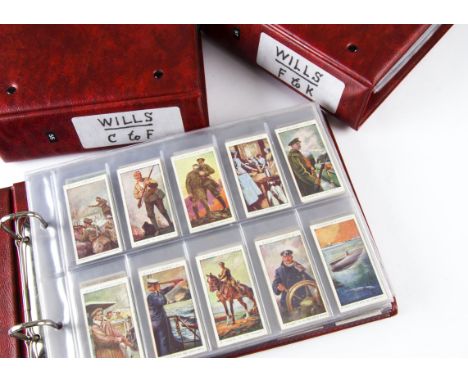 Cigarette Cards, Wills, a collection of 45 sets in 5 modern albums, covering sets set titles beginning A - K (gd/vg)(5) 