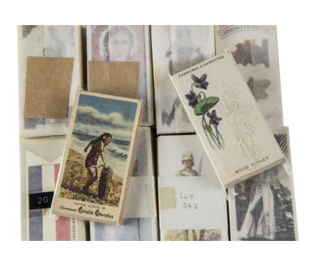 Cigarette Cards, Carreras, a selection of sets to include History of Army Uniforms, Britains Defences, Film & Stage Beauties,