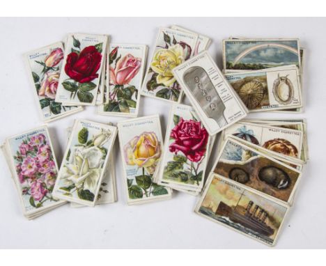 Cigarette Cards, Wills, a selection of sets to name, Railway Equipment, Wonders of the Past, Household Hints (2 different), G